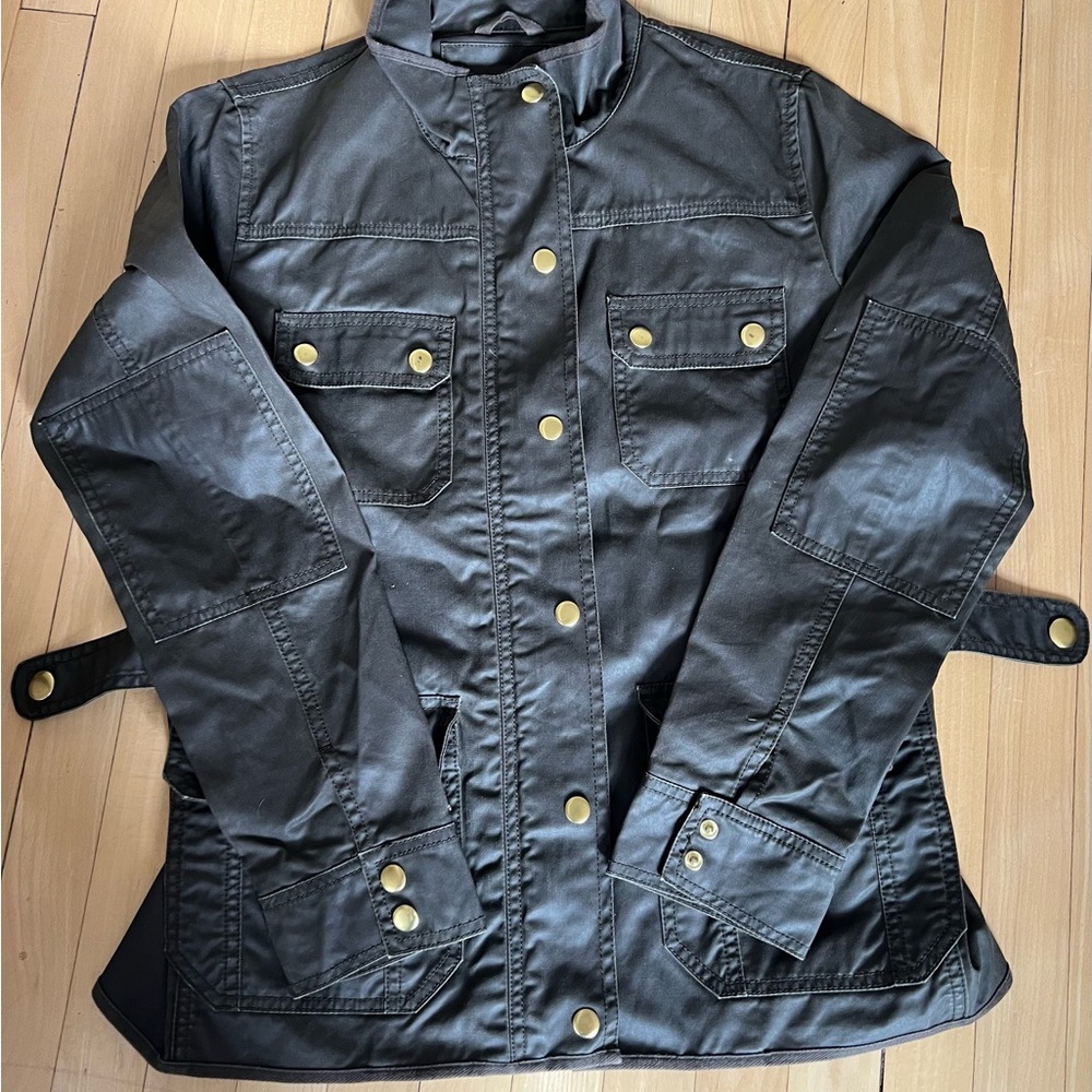 J. Crew Black Military Field Jacket